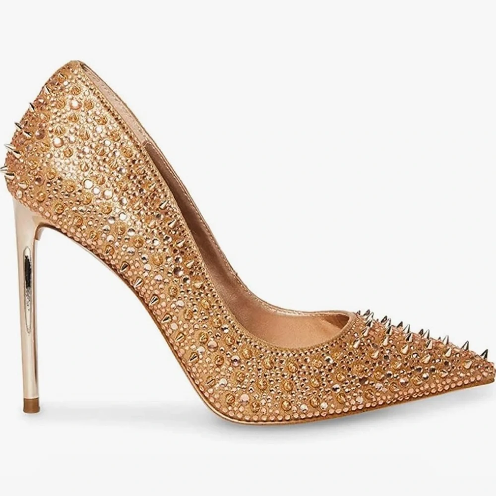 STEVE MADDEN Various Rose Gold Pumps and Matching Clutch Purse - Picture 2 of 10